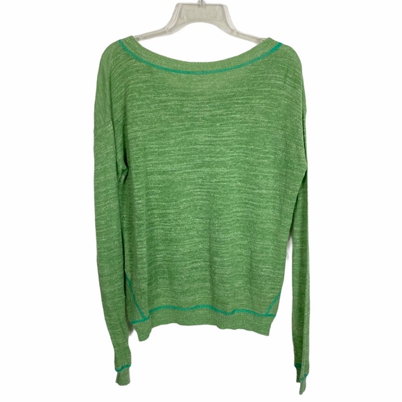 Free People Beach | Green Oversized Sweater - Picture 8 of 9